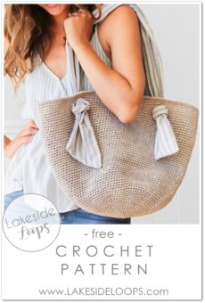 Spencer Crochet Market Bag – FREE Pattern – Lakeside Loops