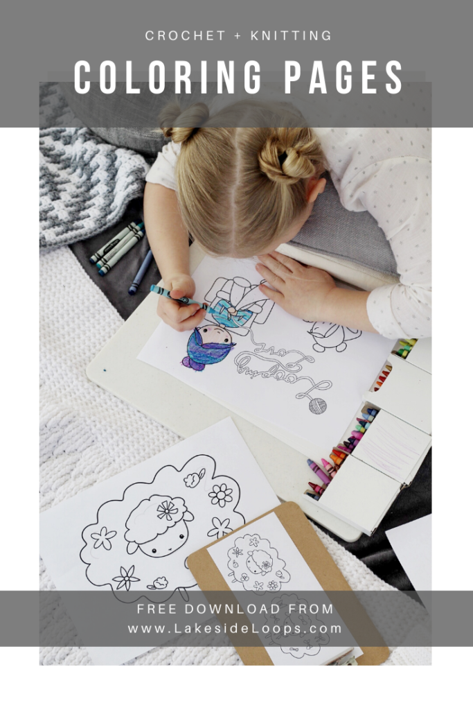Kids Crochet Colouring Page - Free Downloads
