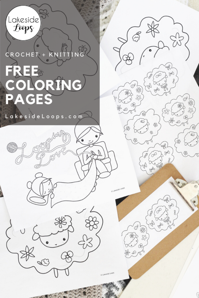 Kids Crochet Colouring Pages - Free Download