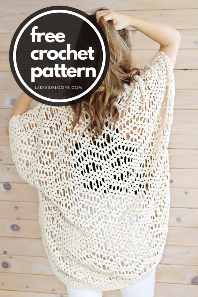 Eva Crochet Summer Cardigan – FREE PATTERN – Lakeside Loops