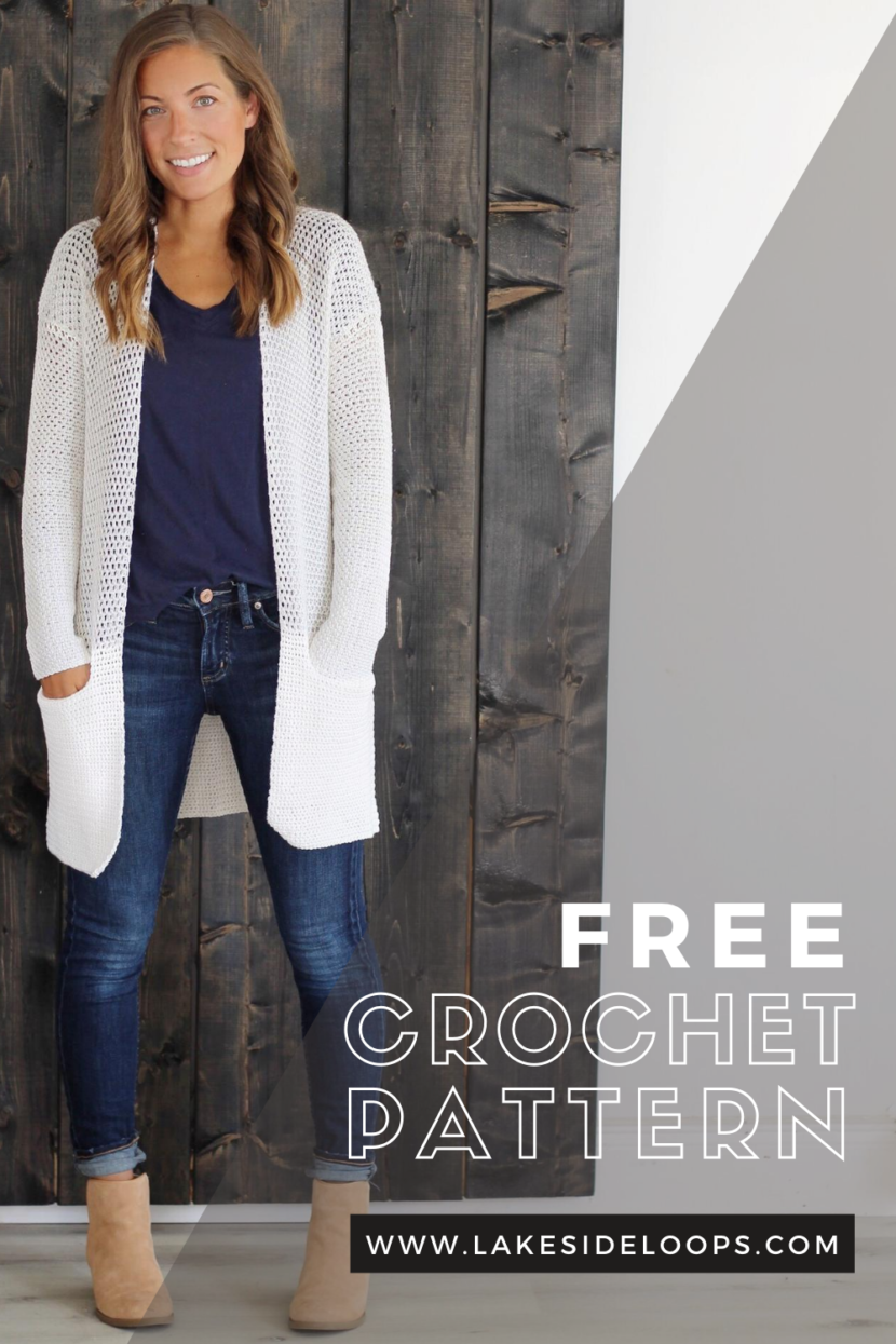 Peyton Crochet Cardigan – FREE PATTERN – Lakeside Loops