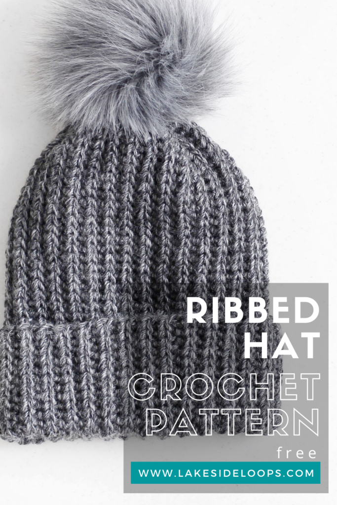 Everyday Ribbed Crochet Hat Pattern – Mama In A Stitch