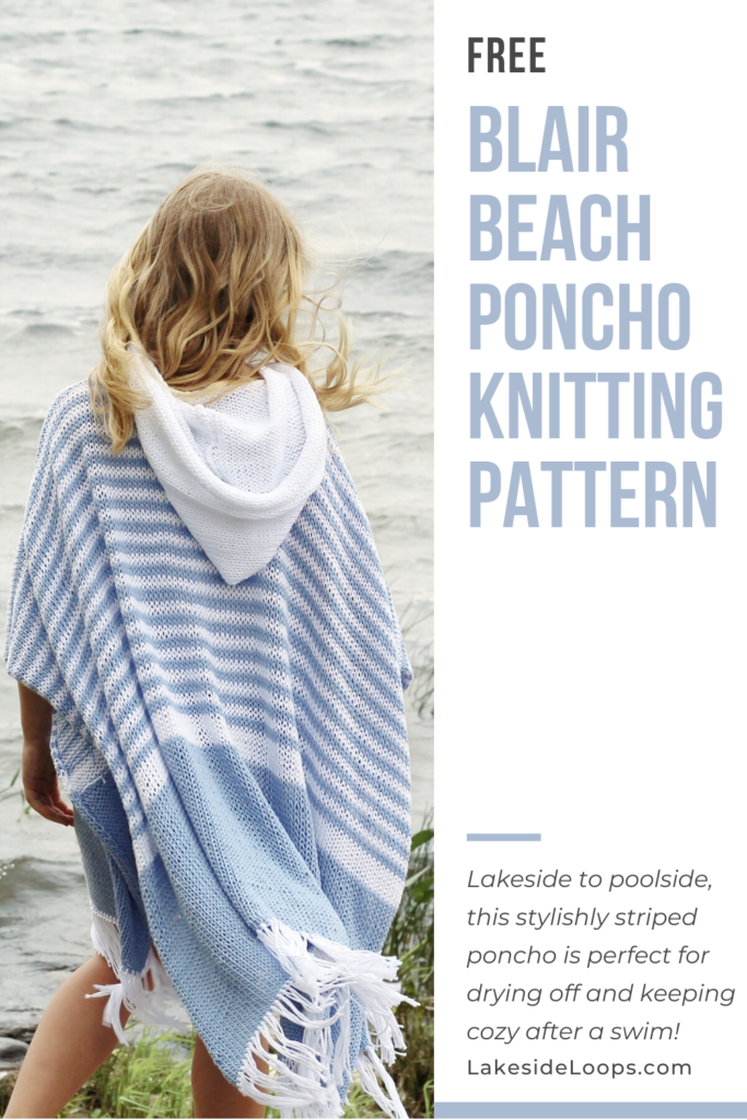 How To Make A Hooded Beach Cover-Up Poncho with Loop Yarn - Free Pattern –  Mama In A Stitch