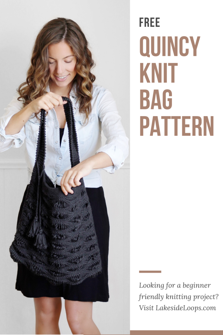 Quincy Knit Market Bag – FREE PATTERN – Lakeside Loops