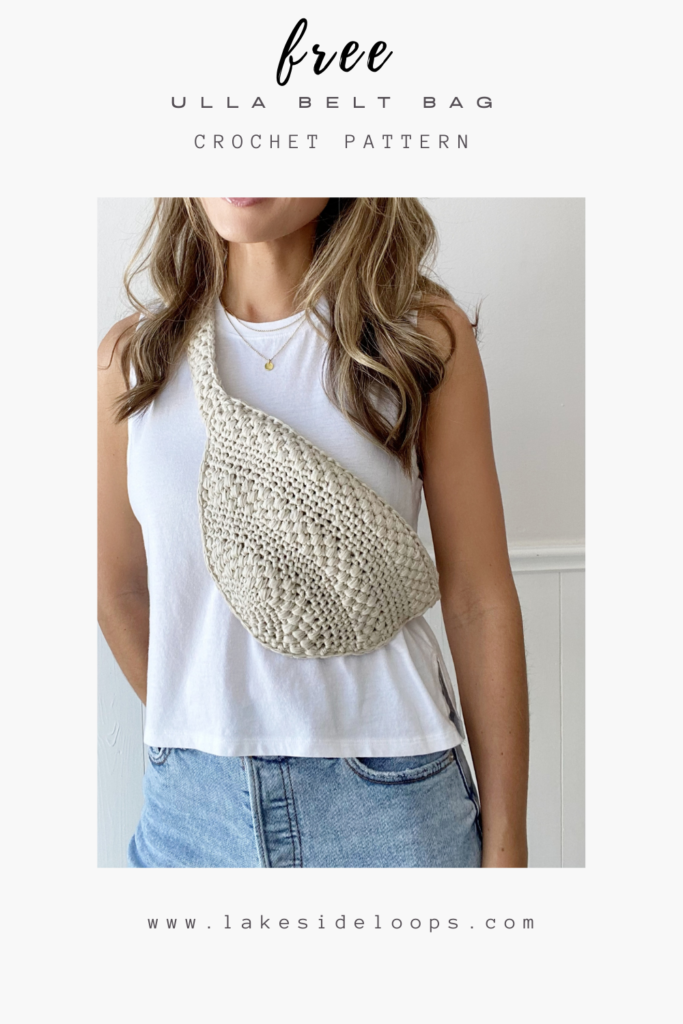 Fuzzy Bear Belt Bag: Crochet pattern