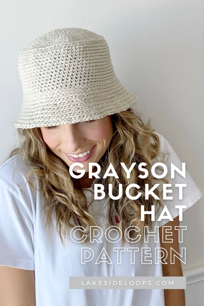 Grayson Crochet Bucket Hat – FREE PATTERN – Lakeside Loops